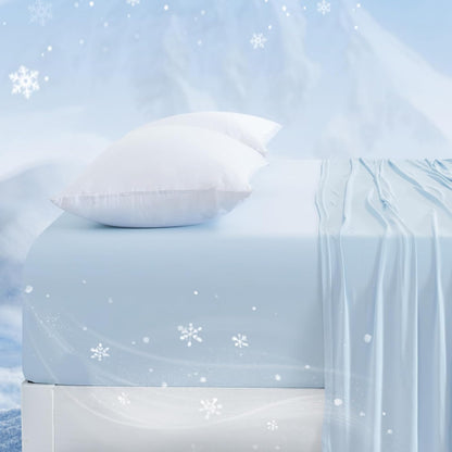 Queen Cooling Fitted Sheet for Spring & Summer