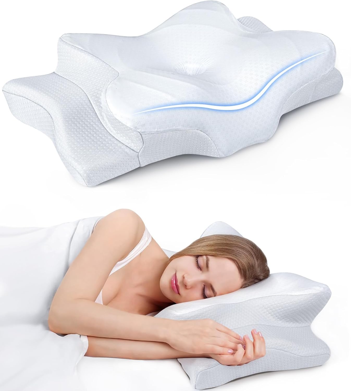 Cord Haven™Set of 2 Ultra Cooling Pillows for Instant Neck Relief