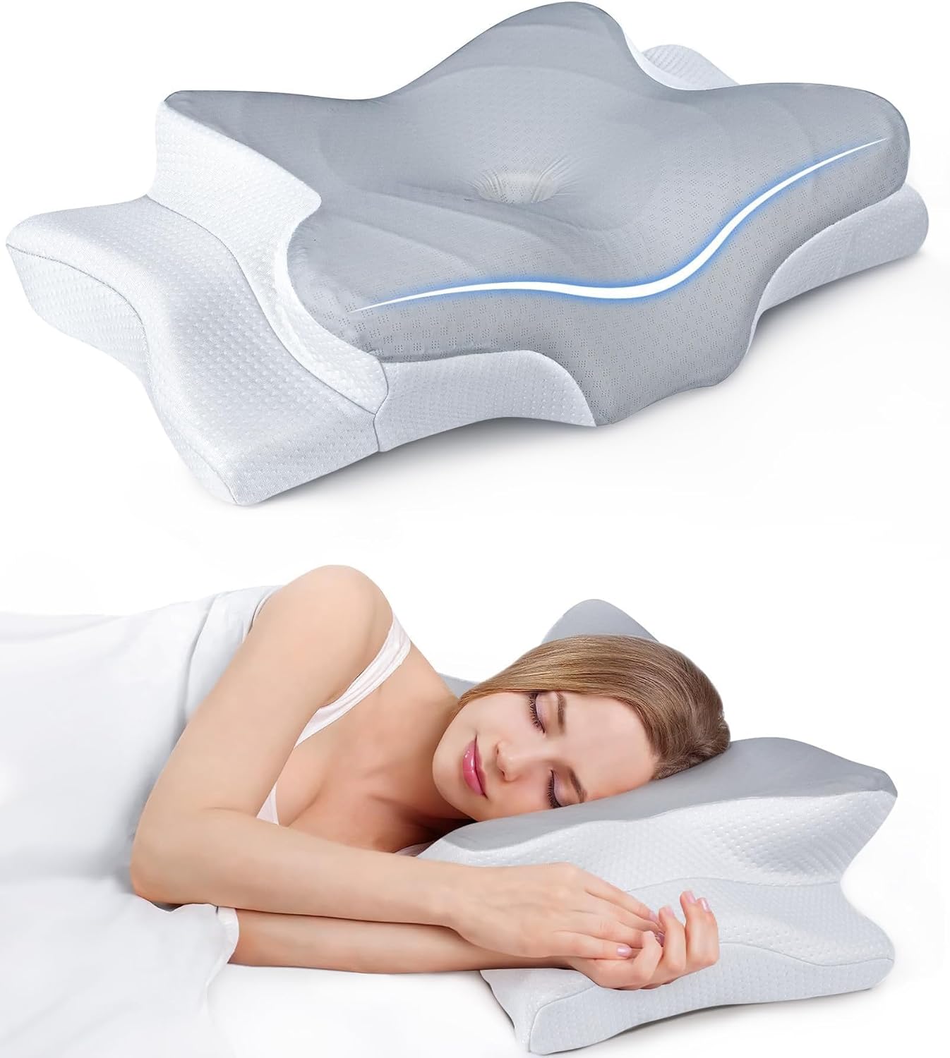 Cord Haven™Set of 2 Ultra Cooling Pillows for Instant Neck Relief