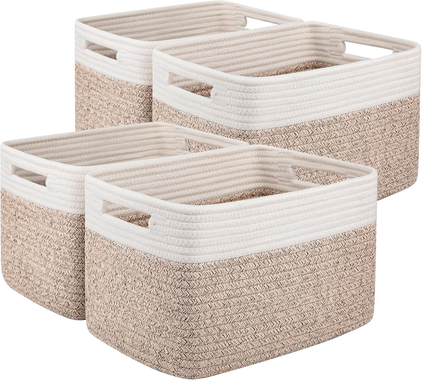 4 Pack Storage Baskets for Organizing