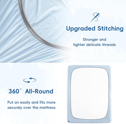 Queen Cooling Fitted Sheet for Spring & Summer