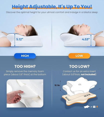 Cord Haven™Set of 2 Ultra Cooling Pillows for Instant Neck Relief