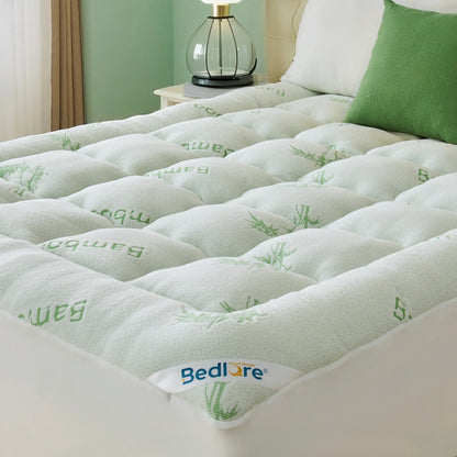 Cooling Bamboo Mattress Topper for Softer, Better Sleep