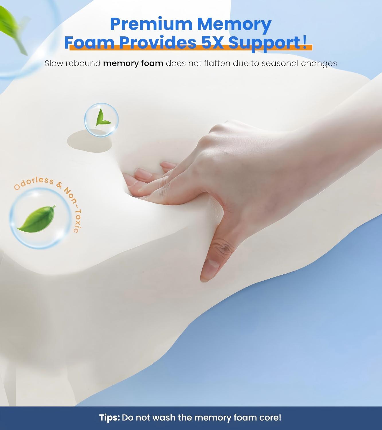 Cord Haven™Set of 2 Ultra Cooling Pillows for Instant Neck Relief