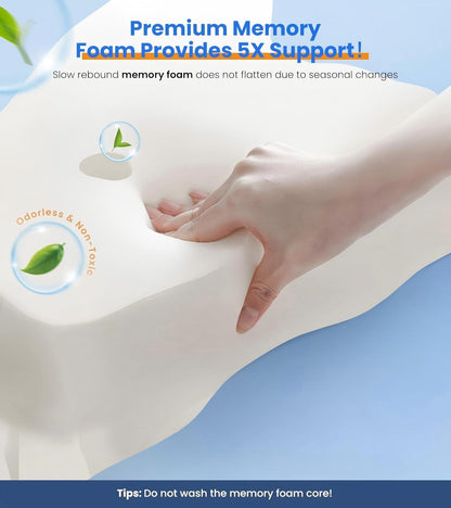 Cord Haven™Set of 2 Ultra Cooling Pillows for Instant Neck Relief
